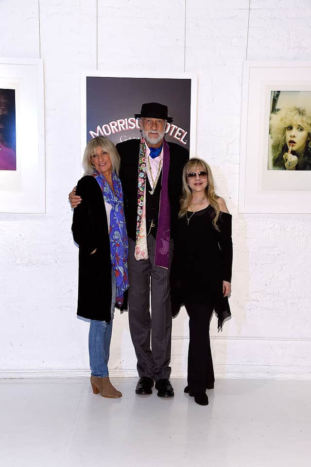  (L-R) Christine McVie, Mick Fleetwood and Stevie Nicks (Photo by Larry Busacca/Getty Images)