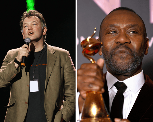 Stewart Lee and Sir Lenny Henry