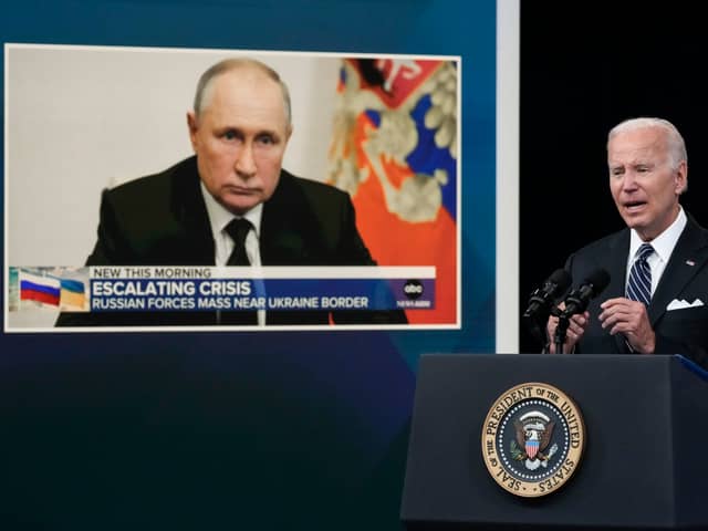 President Joe Biden has welcomed the arrest warrant issued for Russian President Vladimir Putin (Photo: Getty) 