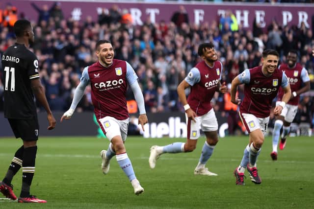 It was the perfect timing for Villa to pull off one of their performance’s of the season as Nassef Sawiris and Wes Edens watched on.