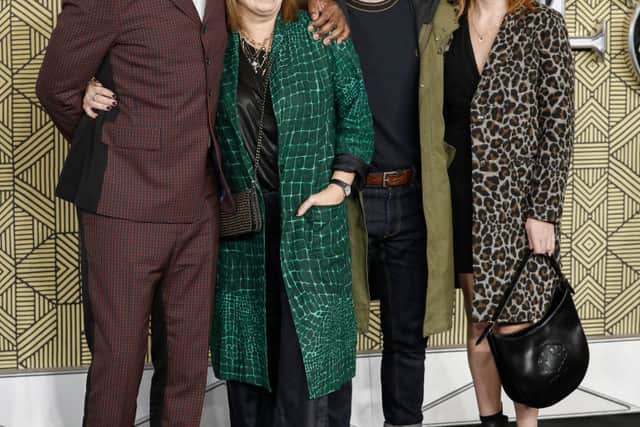 Lenny Henry, Lisa Makin and guests attend the "Black Panther: Wakanda Forever" European Premiere at Cineworld Leicester Square on November 03, 2022 in London, England. (Photo by John Phillips/Getty Images)