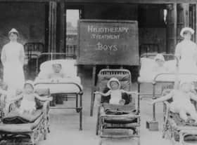 Birmingham Chest Clinic treats children for TB in 1932
