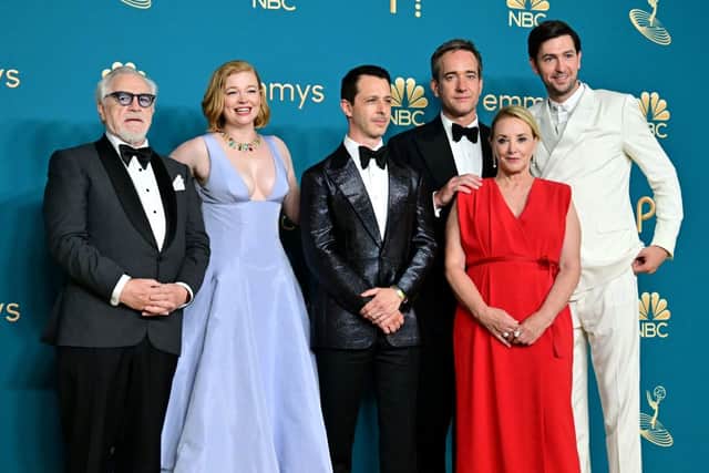 The cast of Succession (Photo by FREDERIC J. BROWN/AFP via Getty Images) 