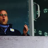 A young looking Prince William watches Aston Villa play Sunderland in the Premier League at Villa Park in 2013.