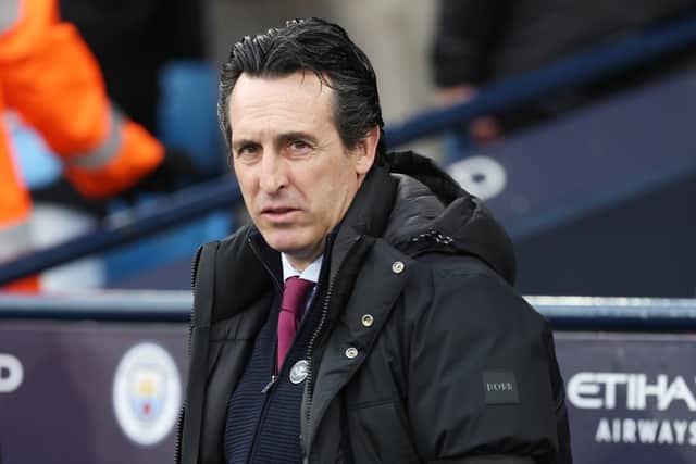 Unai Emery is remaining positive despite Aston Villa’s injury woes.
