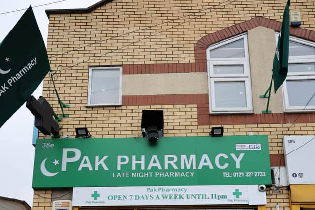 Pak Pharmacy in Saltley, Birmingham