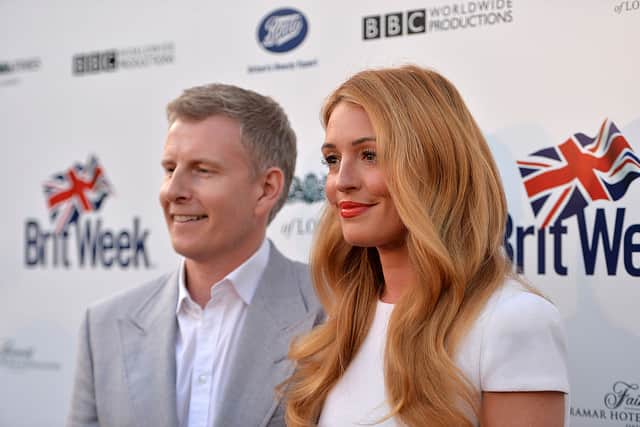 Comedian Patrick Kielty (L) and TV personality Cat Deeley (Photo by Frazer Harrison/Getty Images)