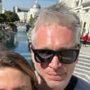 Robert Wootton with wife Natalie on holiday in Turkey