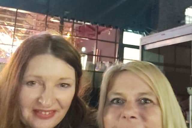 Fionnuala Bourke and Caroline McTaggart at The Bond in Digbeth attending Late Night Lycett
