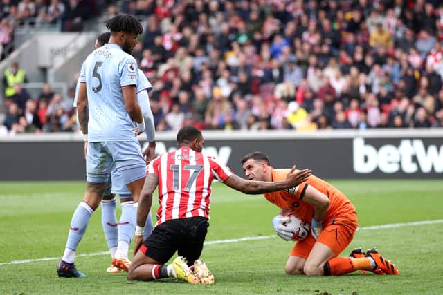 Martinez was visibly distressed after every save, clutching his stomach.