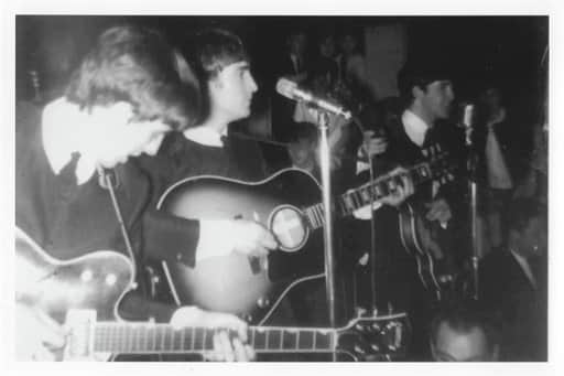 The Beatles play at The Ritz Ballroom on York Road in Kings Heath, Birmingham