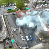 Fire at Oldbury foot outlet on Wolverhampton Road