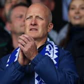 Thomas Wagner, Co-Founder and Co-CEO of Knighthead, applauds prior to the Sky Bet Championship between Birmingham City and Sheffield United at St Andrews (stadium) on May 08, 2023 in Birmingham, England. (Photo by Matthew Lewis/Getty Images)
