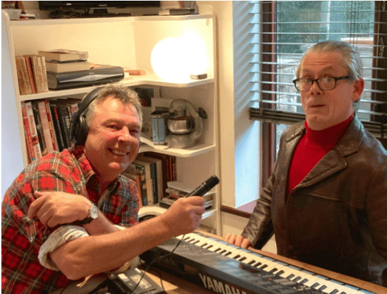 John Shuttleworth with Andy Kershaw