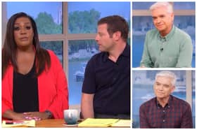 Alison Hammond and Dermot O'Leary paid tribute to former colleague Phillip Schofield on This Morning (Images: ITV)