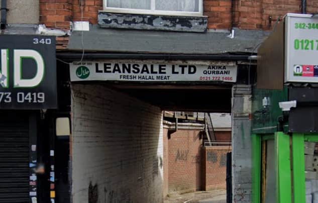 Leansale Ltd abbatoir on Stratford Road, Birmingham