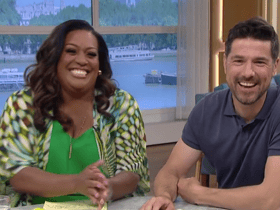 Alison Hammond presented This Morning alongside Craig Doyle, who filled in for Dermot O'Leary (Photo - ITV) 
