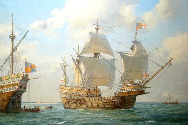 Mary Rose - Henry VIII’s flagship 16th century warship at Portsmouth Historic Dockyard