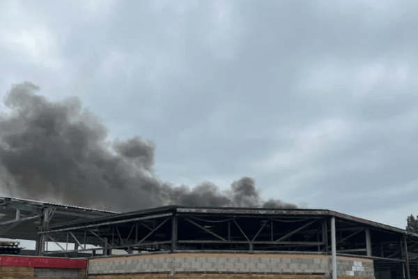 Factory fire in Smethwick (Photo - West Midlands Fire Service)
