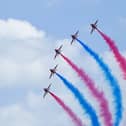 The Red Arrows are set to make multiple appearances at the Midlands Air Festival this weekend