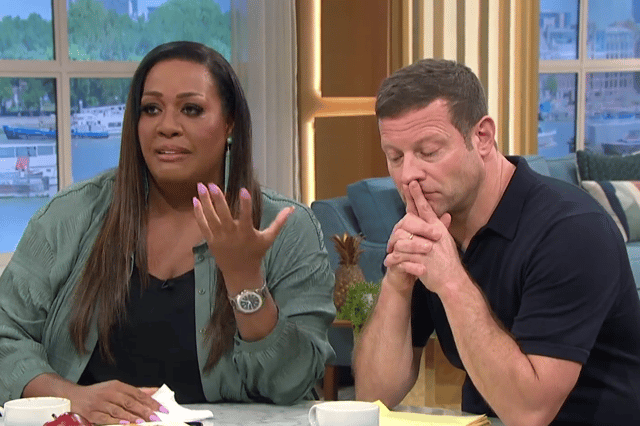 Alison Hammond and Dermot O'Leary watched Phillip Schofield's controversial interview on today's episode of This Morning. (Photo - ITV)