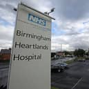 A general view of Birmingham Heartlands Hospital in Birmingham, England.  (Photo by Christopher Furlong/Getty Images)