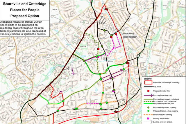 Bournville and Cotteridge Places for People Proposed Plan (Photo - Birmingham City Council)