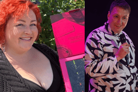 Jennifer, a mum from Southport, was inspired by Joe Lycett to host her hometown's first ever pride event. (Photos - Jennifer Corcoran and Getty Images)