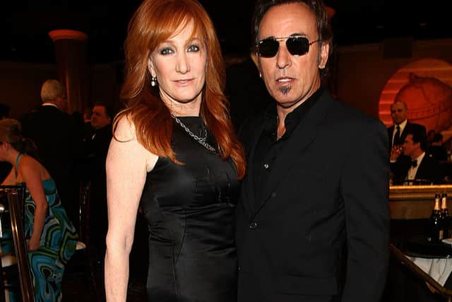 Patti Scialfa (L) and musician Bruce Springsteen (Photo by Alberto E. Rodriguez/Getty Images for Moet & Chandon)