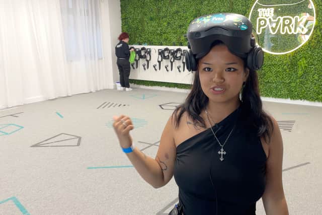 Maria shares her experience of VR at the Park Playground in Brindley Place, Birmingham