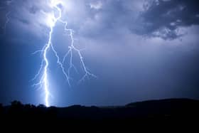 The Met Office have issued a yellow thunderstorm warning for this weekend