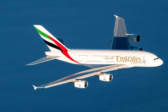 Emirates aircraft (Photo - Birmingham Airport)