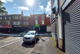 Monument Road in Ladywood, Birmingham, closed. as police investigate an incident