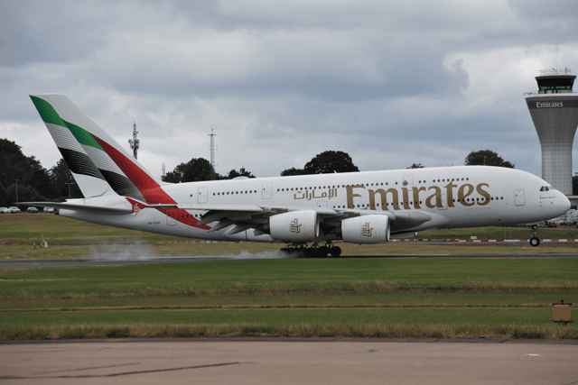 Emirates’ flagship A380 returns to Birmingham
