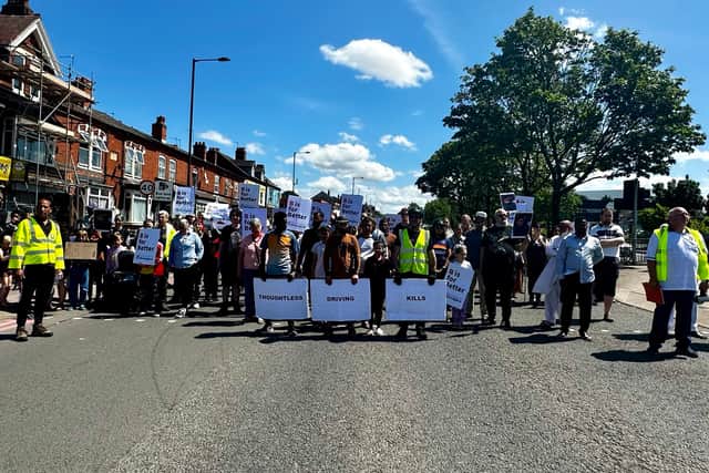 Better Streets for Birmingham demonstration in Hay Mills 