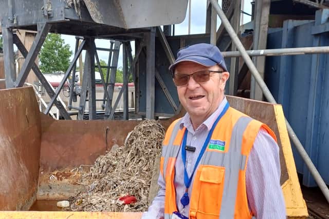 Phil Powell, senior technician at Severn Trent’s Sewage Treatment Works at Minworth