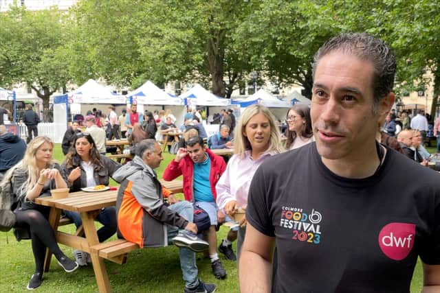 Jonathan Bryce, Operations Manager for Colmore BID talks about the Colmore Food Festival