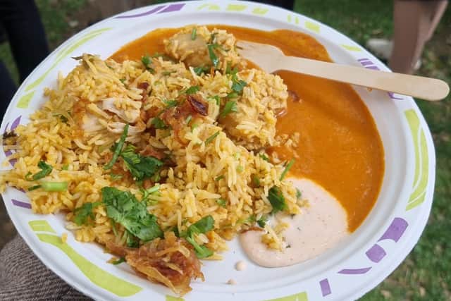 Chicken Biriyani from Asha’s Restaurant at Colmore Food Festival