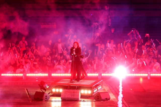 Black Sabbath perform during the Birmingham 2022 Commonwealth Games Closing Ceremony at Alexander Stadium on August 08, 2022 on the Birmingham, England. (Photo by Alex Livesey/Getty Images)
