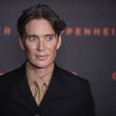 Cillian Murphy poses upon his arrival for the "Premiere" of the movie "Oppenheimer" at the Grand Rex cinema in Paris on July 11, 2023. (Photo by JULIEN DE ROSA / AFP) (Photo by JULIEN DE ROSA/AFP via Getty Images)