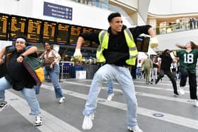 Flash dance at New Street during Birmingham Weekender 2022