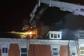 Alcester Road, Moseley house fire (Photo - West Midlands Force Response)