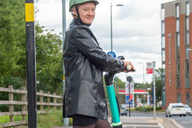 E-scooter and cycle hire specialist Beryl bring new e-scooter hire scheme to the streets of Birmingham and reporter Kate Knowles takes one for a spin in Selly Oak (Photo - Martin O’Callaghan)