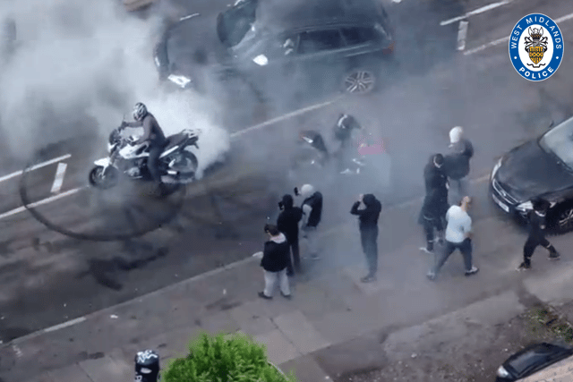 Illegal gathering in Sheldon (Photo  - WMP) 