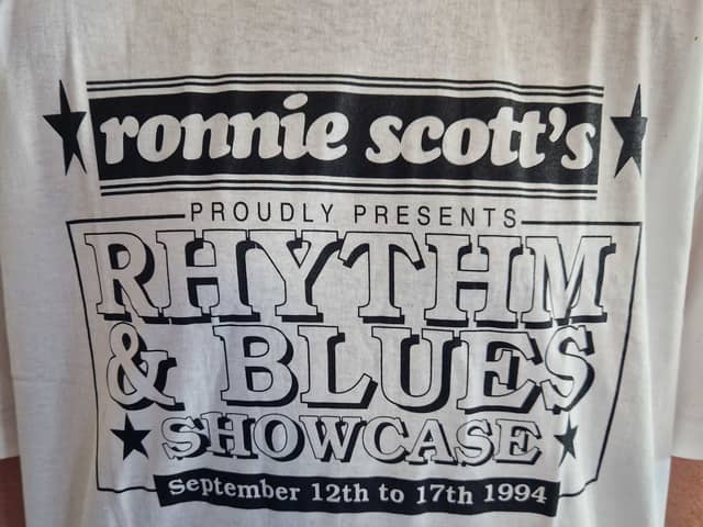 T-shirts promoting former Birmingham Broad Street nightclub Ronnie Scott’s