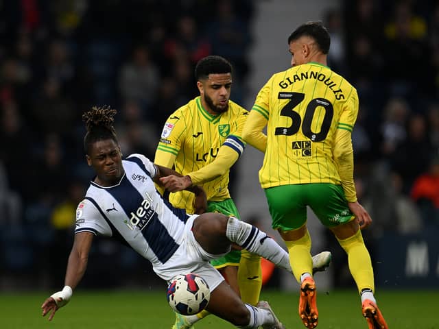 Brandon Thomas-Asante is a doubt for West Brom’s trip to Elland Road. (Photo by Clive Mason/Getty Images)
