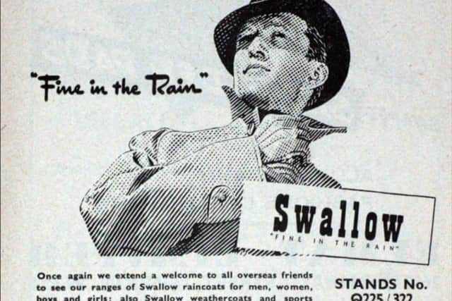 Swallow Raincoats advert, Birmingham