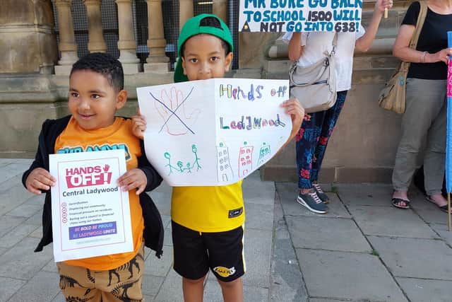 Children join Ladywood residents’ demonstration