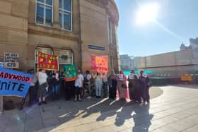 Ladywood residents demonstration at Council House