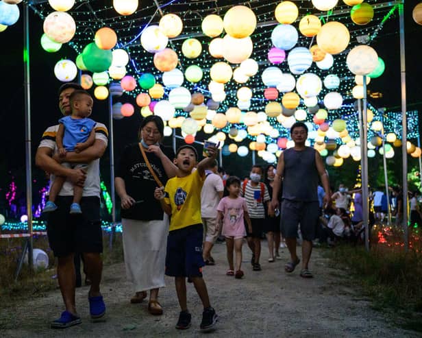 Mid-Autumn Festival in China  (Photo by STR/AFP via Getty Images)